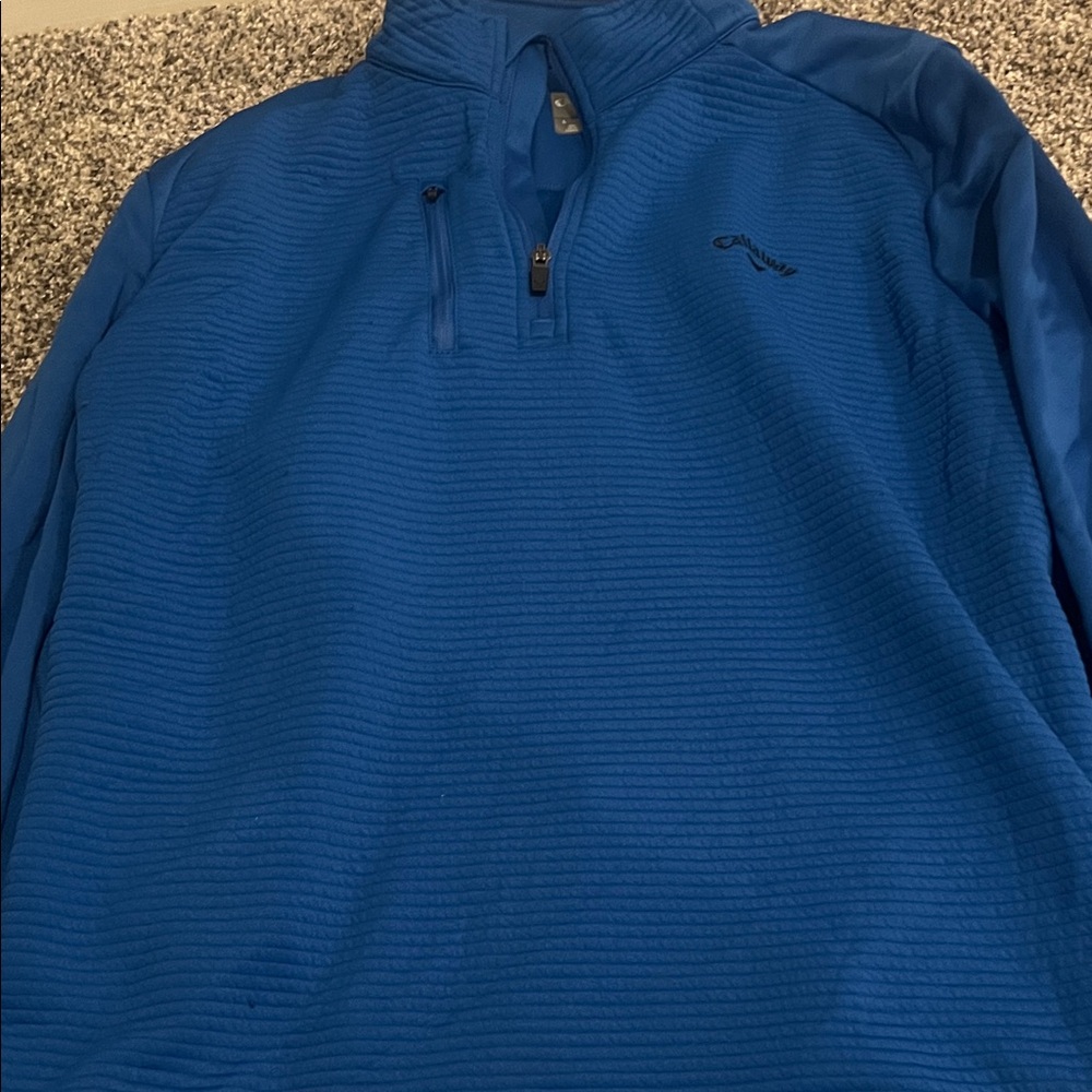 Callaway Men's Vibrant Blue Pullover Jacket